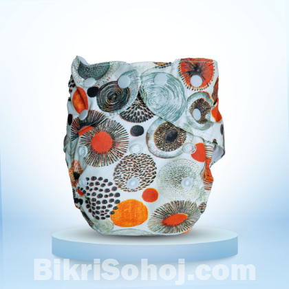 Washable Diaper (Knitted Fabric) – with 2 Pads